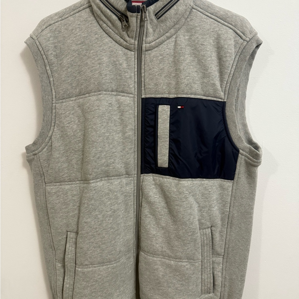 Tommy Hilfiger Gray and Navy Vest